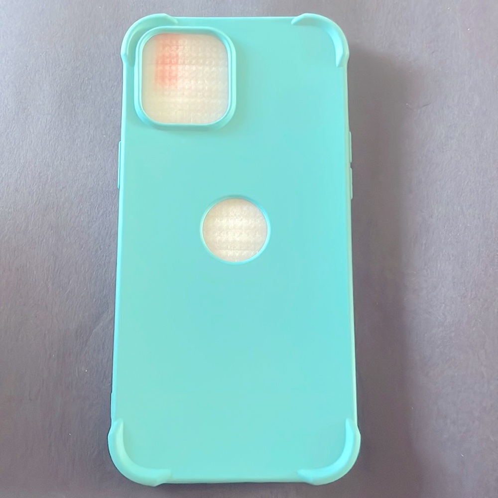 ORETech iPhone 12 Pro Max 6.7" Silicone Case with [2 Tempered Glass Screens